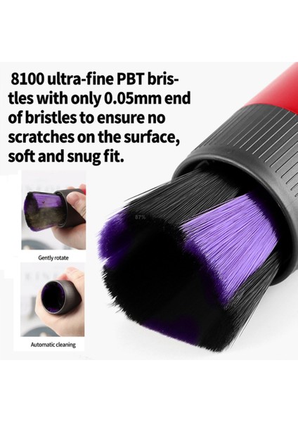 Dyson V7 V8 V10 V11 V12 V15 Elektrikli Süpürge Traceless Toz Giderme Yumuşak Fırça + 2 In1 Fırça + Uzatma Hortumu Seti (Yurt Dışından)