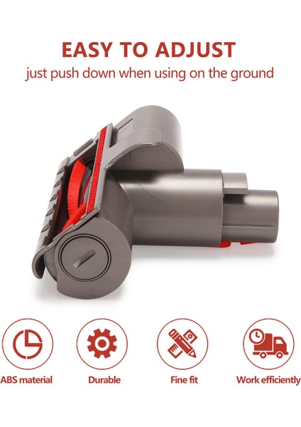 Dyson Mite Temizleme Emme Başlığı V7 V8 V10 V11 Rulo Fırça Emme Başlığı Yüksek Kalite (Yurt Dışından)