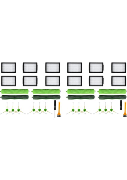 Запасные Части Пылесоса,irobot Roomba Için 2 Set Parça I3 I3+ I4 I4+ I6 I6+ I7 I7+ I8 I8+ E5 E6 E7 J7 (7150) J7+ (7550) I,e,j Serisi (Yurt Dışından) indirimleri