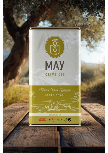 Erken Hasat Doğal Sızma Zeytinyağı 15LT | May Olive Oil