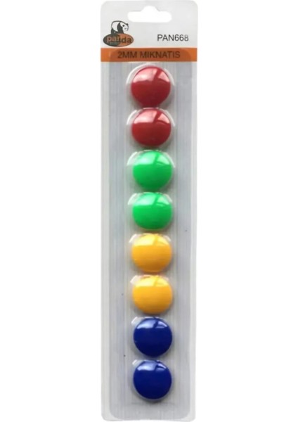 Renkli Mıknatıs 8'li