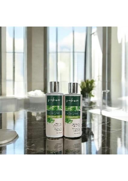 Aloe Vera Şampuan + Duş Jeli Ikili Set Besleyici ve Nemlendirici Etki