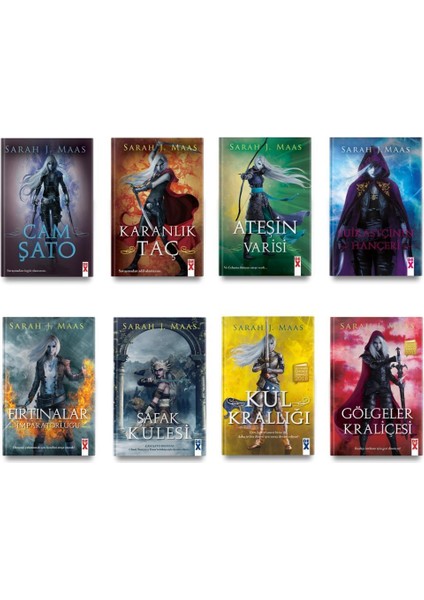 Sarah J. Maas Cam Şato Seti 8 Kitap