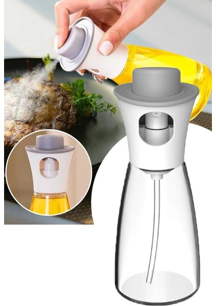 Huni Hediyeli 220 ml Çok Amaçlı Spreyli Cam Şişe Yağdanlık Sosluk Sirke Şişesi Cam Şişe indirimleri