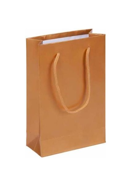 Mat Altın Karton Çanta 12X17CM 25AD.