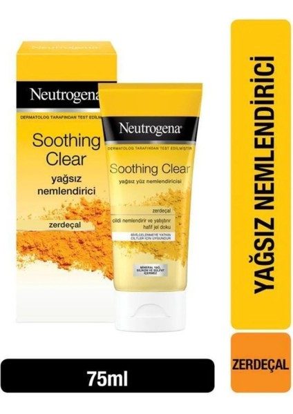 Soothing Clear Yağsız Nemlendirici 2'li Set 75 ml