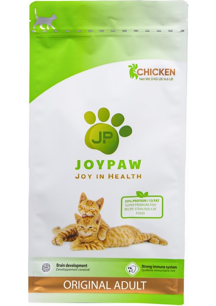 9 kg Süper Premium Tavuklu Kedi Maması
