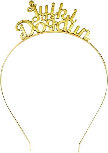 Iyi Ki Doğdun Gold Metal Taç