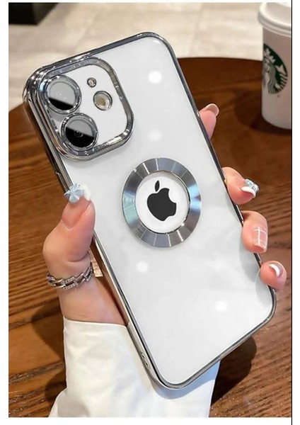 iPhone 11 Kılıf Köşeleri Renkli Şeffaf Kamera Korumalı Silikon Luxury Kapak