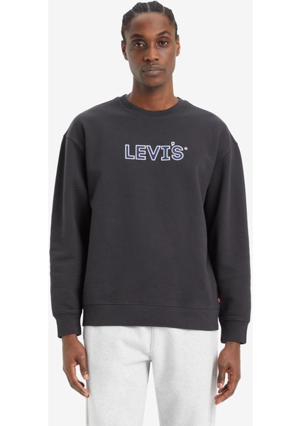 Levı’s Relaxd Graphıc Crew Ssnl Siyah Erkek Sweatshirt