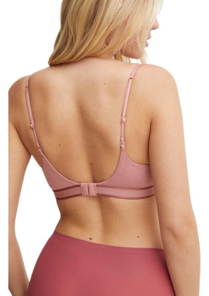 Calvin Klein Pembe Unlined Bralet 000QF7957E