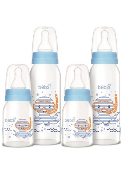 Cam Biberon Seti Mavi (250ML+125ML) (2 Li Set)