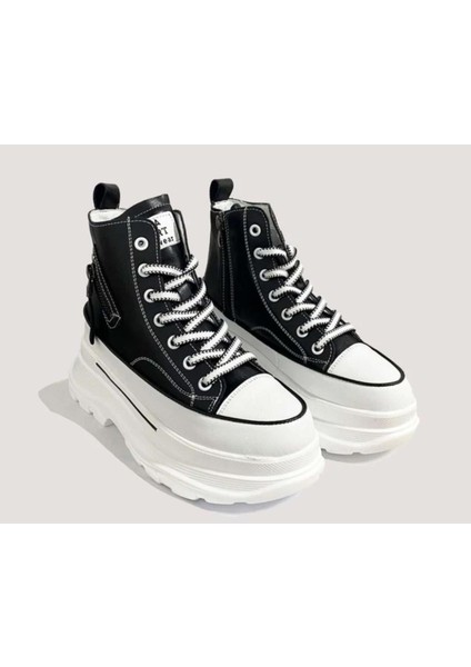 Guja 24K345-4 Kadın Deri Yüksek Taban Fashion Spor Bot