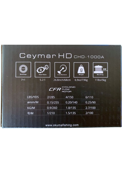 Ceymar Hd CHD-1000A Matt Black 7+1bb Lrf Olta Makinesi