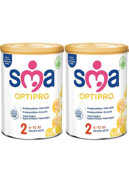 Optipro 800GR No:2 Devam Sütü (6-12 Ay) (2 Li Set)