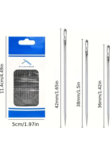 36 Adet Kolay Ip Geçirilebilir Dikiş Iğne Seti