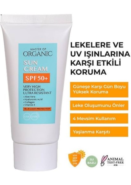 Master Of Organıc Collagen Güneş Kremi Spf 50+Pa+++