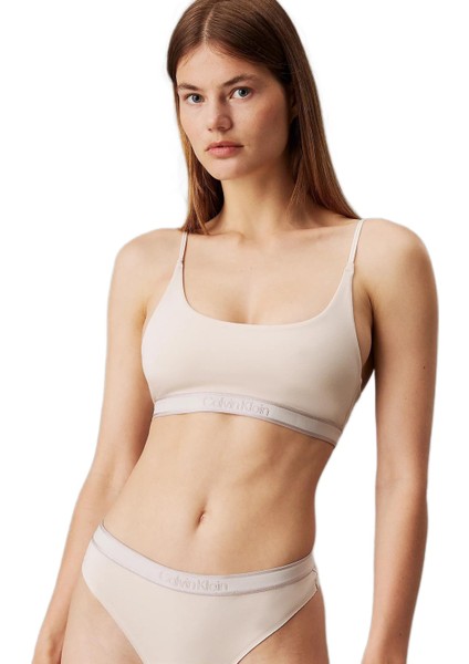 Calvin Klein Bej Unlined Bralet 000QF7957E