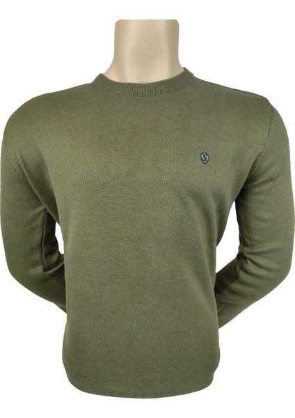 Erkek Kazak O Yaka Basıc