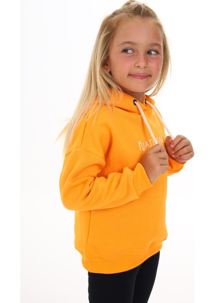 Kız Çocuk Nakışlı Sweatshirt