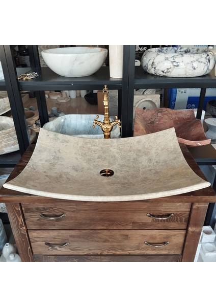 Emperador Yaprak Model Büyük Lavabo