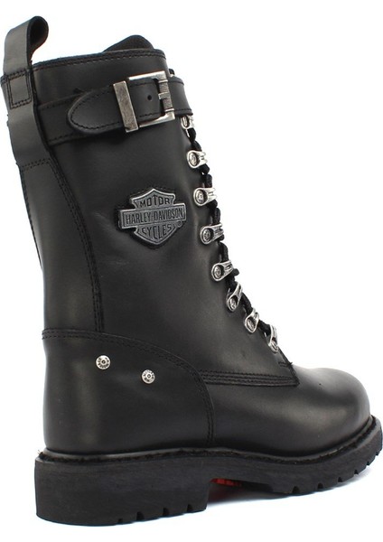 Harley Davidson Gladis Kadın Siyah Deri Bot fırsatları