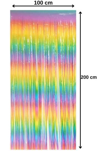 Makaron Gökkuşağı Fon Perdesi