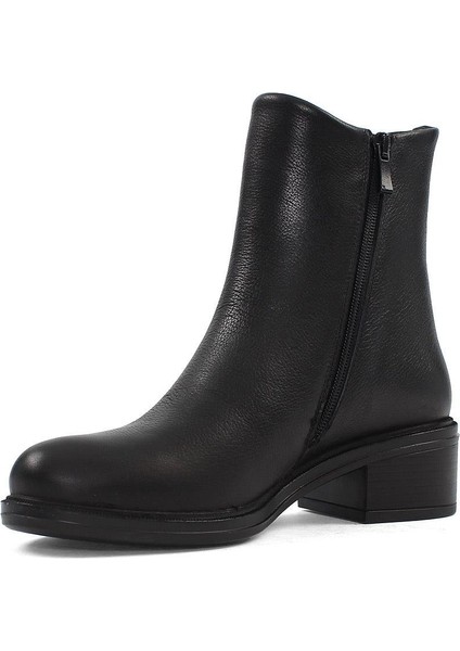 Kadın Siyah Fermuarlı Deri Bot fırsatları