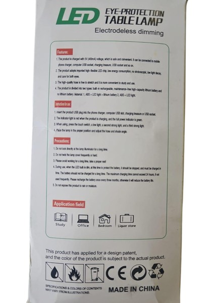 Kalemlikli Masa Lambası Mavi (Eye-Protection Özellikli) fiyatları