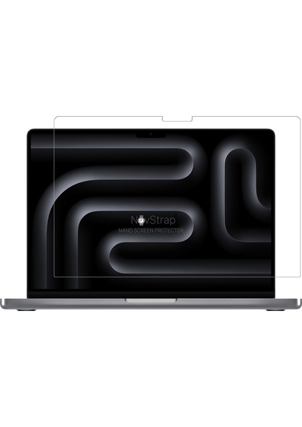 Apple MacBook Pro 14 Inç M4 A3401 A3112 A3185 ile Uyumlu Parlak Kılıf + Şeffaf Klavye Kılıfı + Film modelleri
