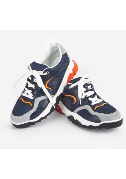 Shoes Deri Lacivert Erkek Spor Ayakkabı modelleri
