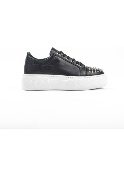 Shoes Siyah Deri Bayan Sneaker fiyatları