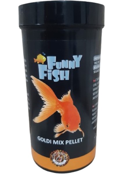 Funny Goldi Mix Pellet Balık Yemi 250 ml