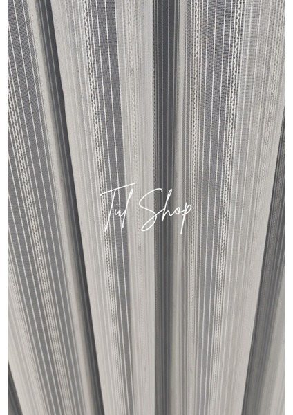 Yeni Sezon Ütü Istemez Modern Gümüş Damla Model 1/2 Seyrek Pileli Tül Perde fırsatları