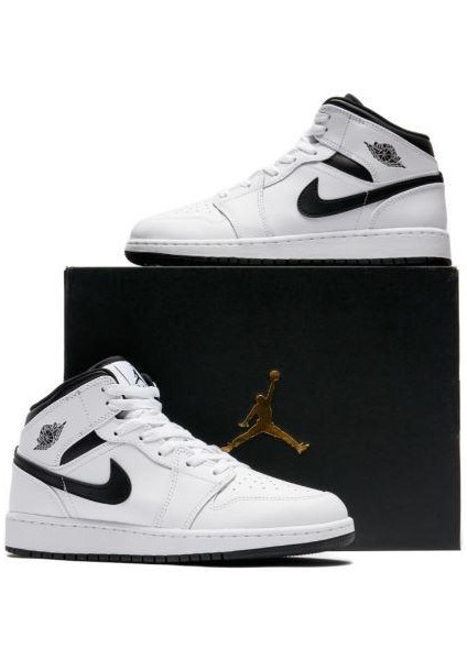 Air Jordan 1 Mıd Boğazlı Kadın Sneaker Ayakkabı DQ8423-132
