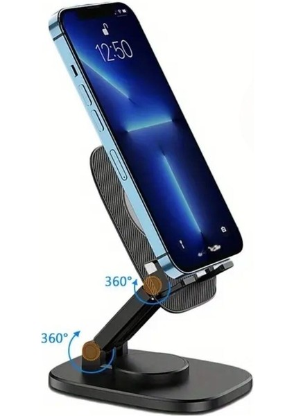 360 Döner Masaüstü Mobil Telefon Tutucu Standı (3791)