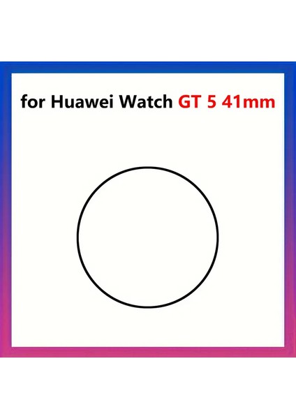 Huawei Watch Gt5 41MM/46MM Esnek Polimer Nano Tam Kaplayan Ekran Koruyucu modelleri