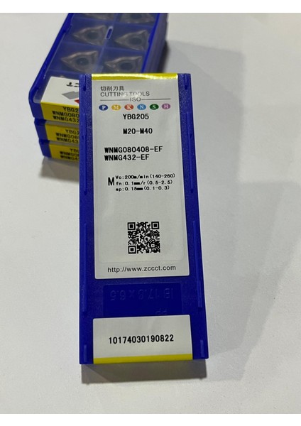 10 Adet YBG205 WNMG080408-EF WNMG0432-EF Karbür Cnc Torna Uç 4230001879 10174030190822 / 10 Adet YBG205 WNMG080408-EM WNMG0432-EM Karbür Cnc Torna Uç 4230001445 10174030190613