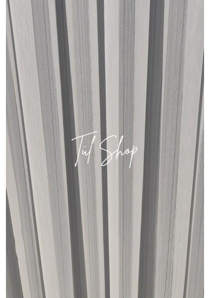 Sade Spor Tüm Odalara Uygun Ağır Gramaj KAR600 Model 1/2 Seyrek Pileli Tül Perde fırsatları