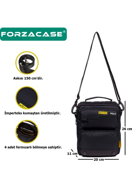 Imperteks Kumaş Su Geçirmez El ve Omuz Çantası Çok Fonksiyonlu Unisex Çanta Lacivert FC867 fiyatları