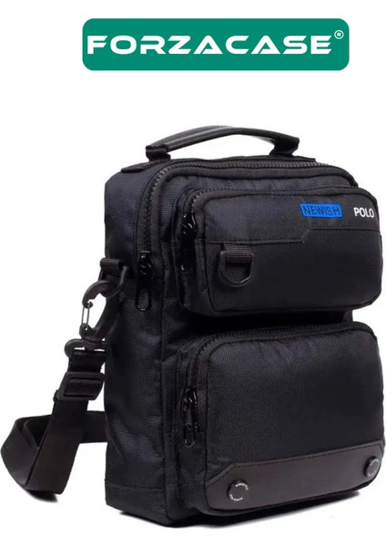 Imperteks Kumaş Su Geçirmez El ve Omuz Çantası Çok Fonksiyonlu Unisex Çanta Lacivert FC867 fırsatları