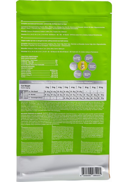 Somonlu Kedi Maması Kısır 1 kg fırsatları