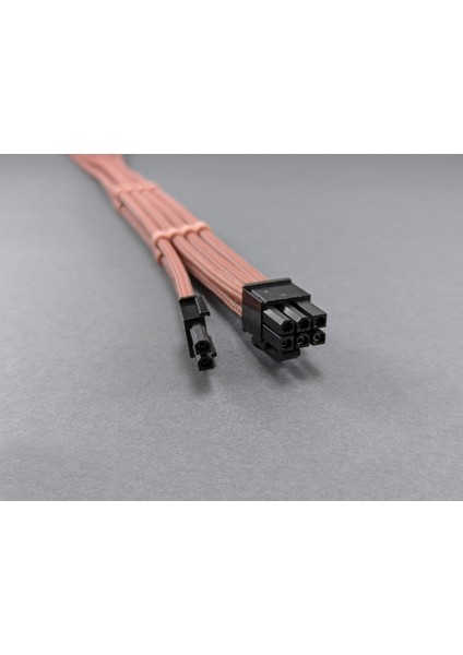 6+2 Pin Ekran Kartı Uzatma Kablosu - Bakır Sleeved