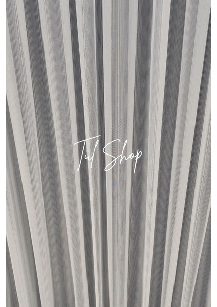 Ağır Gramajlı Modern Bütün Odalara Uygun Kdk Ekru Model 1/2 Seyrek Pileli Tül Perde fırsatları