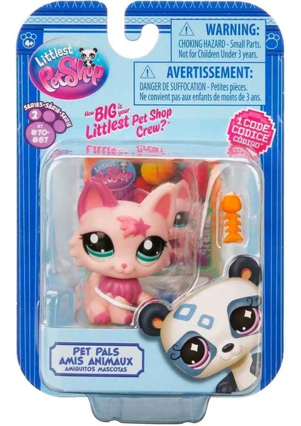 Littlest Pet Shop Minişler Tekli Paket S2 05226 79 Pembe Kedi
