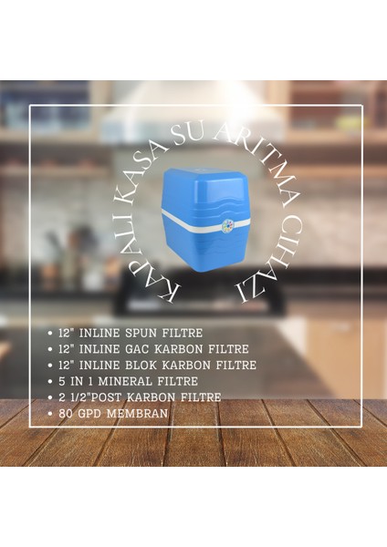 10 Aşamalı Tezgahaltı Ters Osmoz Su Arıtma Cihazı fırsatları