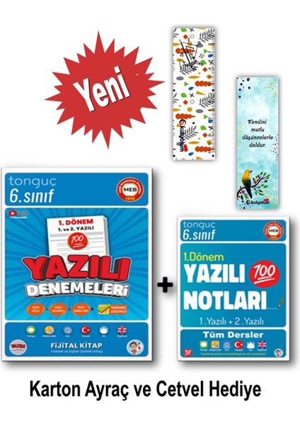 6. Sınıf 1. Dönem Yazılı Notları ve Denemeleri