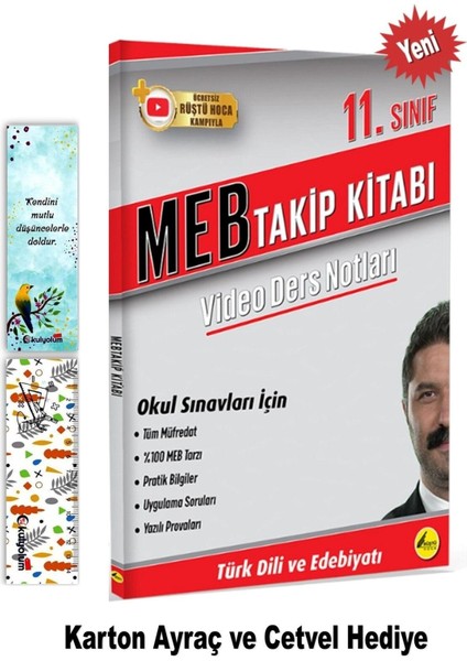 11. Sınıf Türk Dili ve Edebiyatı Mebtakip Kitabı