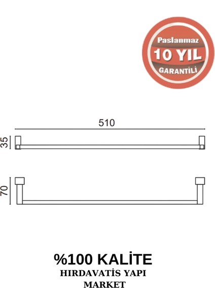 Paslanmaz Pirinç Swwor Uzun Havluluk 50CM fiyatları
