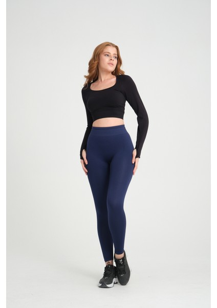 Kalçası Büzgülü Push Up Kalça Şekillendirici Tayt Seamless Fitness Yoga Yüksek Bel Spor Tayt